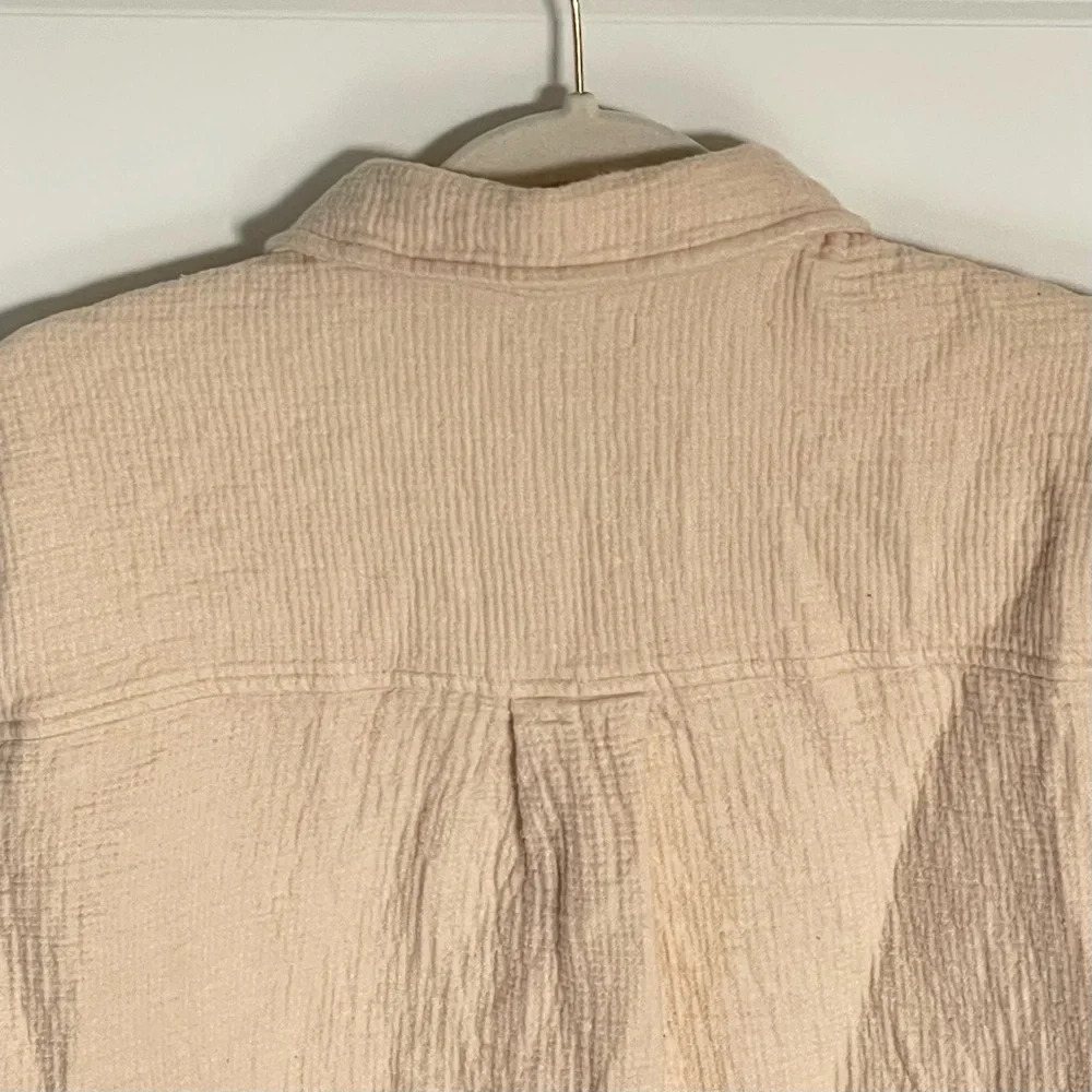 Madewell Waffleback Branner Cream Shirt Jacket 29725 - Picture 8 of 13